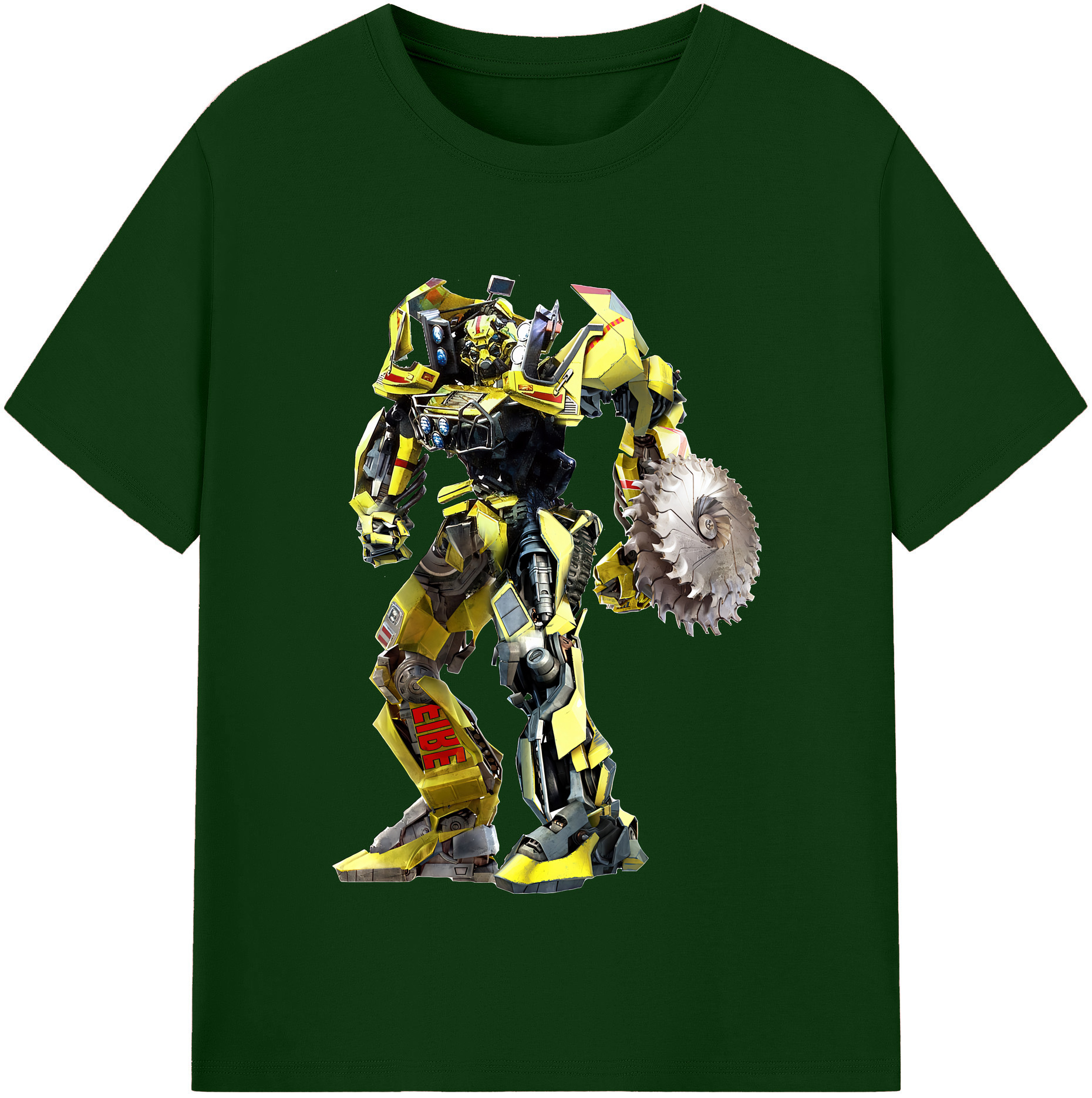 （画像用） Transformers トランスフォーマー 綿100％半袖Tシャツ（フロントプリント）